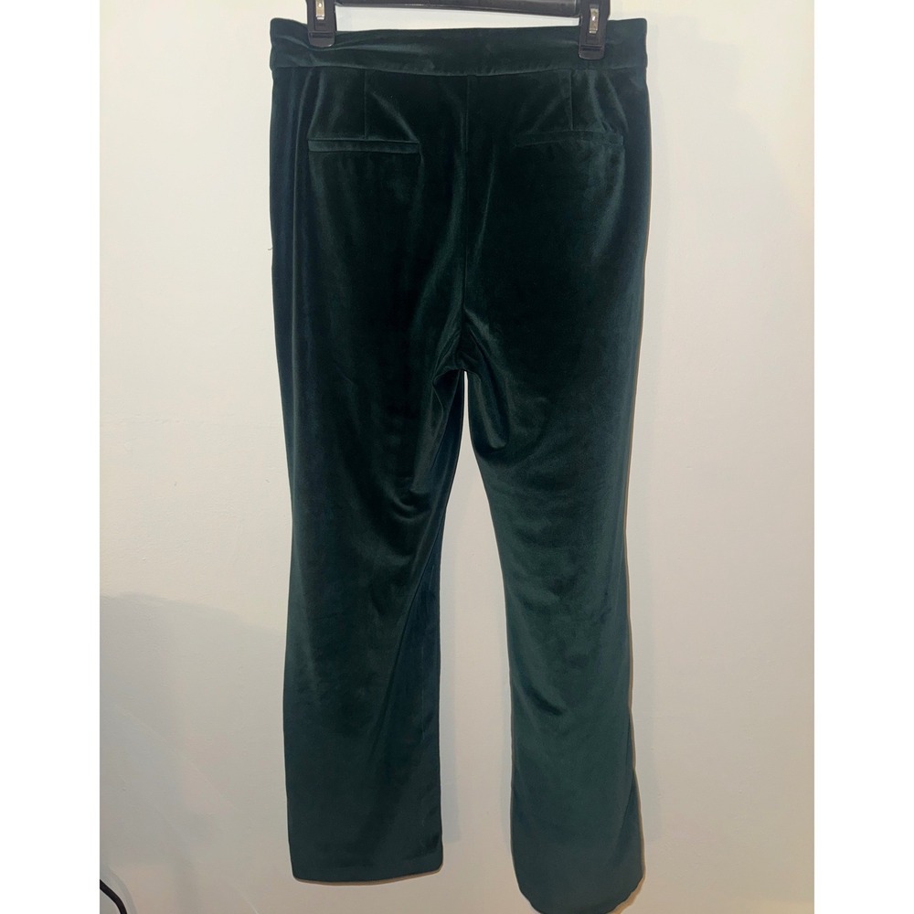 Maison d'Amelie Paris Green Velvet Gold Button Trousers Pants US 6 - Picture 3 of 5